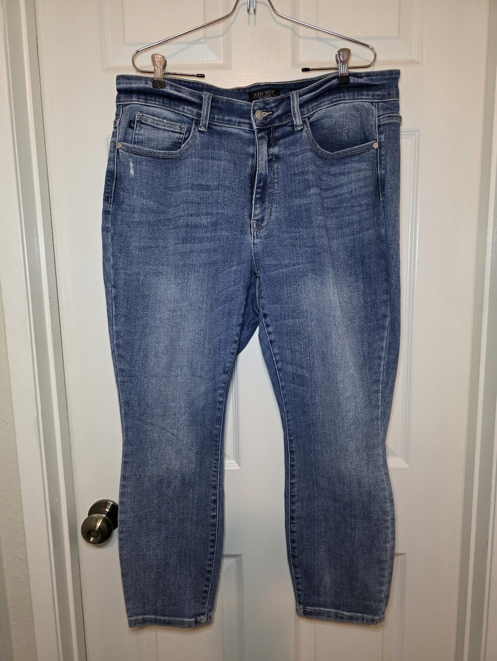 Judy Blue Jeans 18W High Waist Skinny Fit Stretch Blue Denim